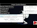 Linear Control System Chapter Example 4 Steady State Error Wisely