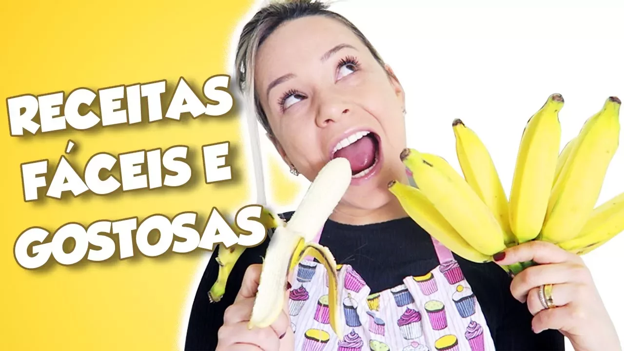 3 RECEITAS GOSTOSAS USANDO BANANA (MAIS FÁCIL NÃO TEM!)