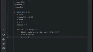 Circular Motion Meets Floral Design in Python Generative Pattern with Turtle Graphics