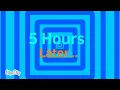 5 Hours Later Spongebob Time Card