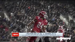 High school football No 1 Mater Dei vs Serra in CIF Open Division state championship