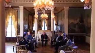 وادي الذئاب الجزء الاول الحلقة    غضب ضياء الازي في اجتماع المجلس   نجمي المنشار يتذكر كيف ذبح امه دندنها
