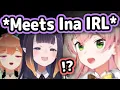 Download Lagu Nene Met Ina IRL and Didn't Even Notice...【Hololive】