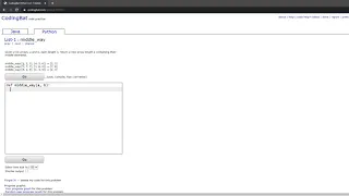 List-1 middle - way Python Tutorial Codingbat com
