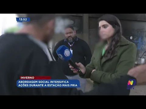 Abordagem social intensifica ações durante estação mais fria