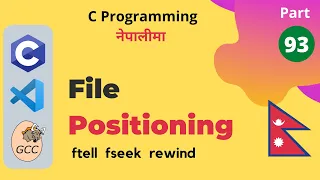 File Positioning ftell fseek rewind C Programming Tutorials in Nepali
