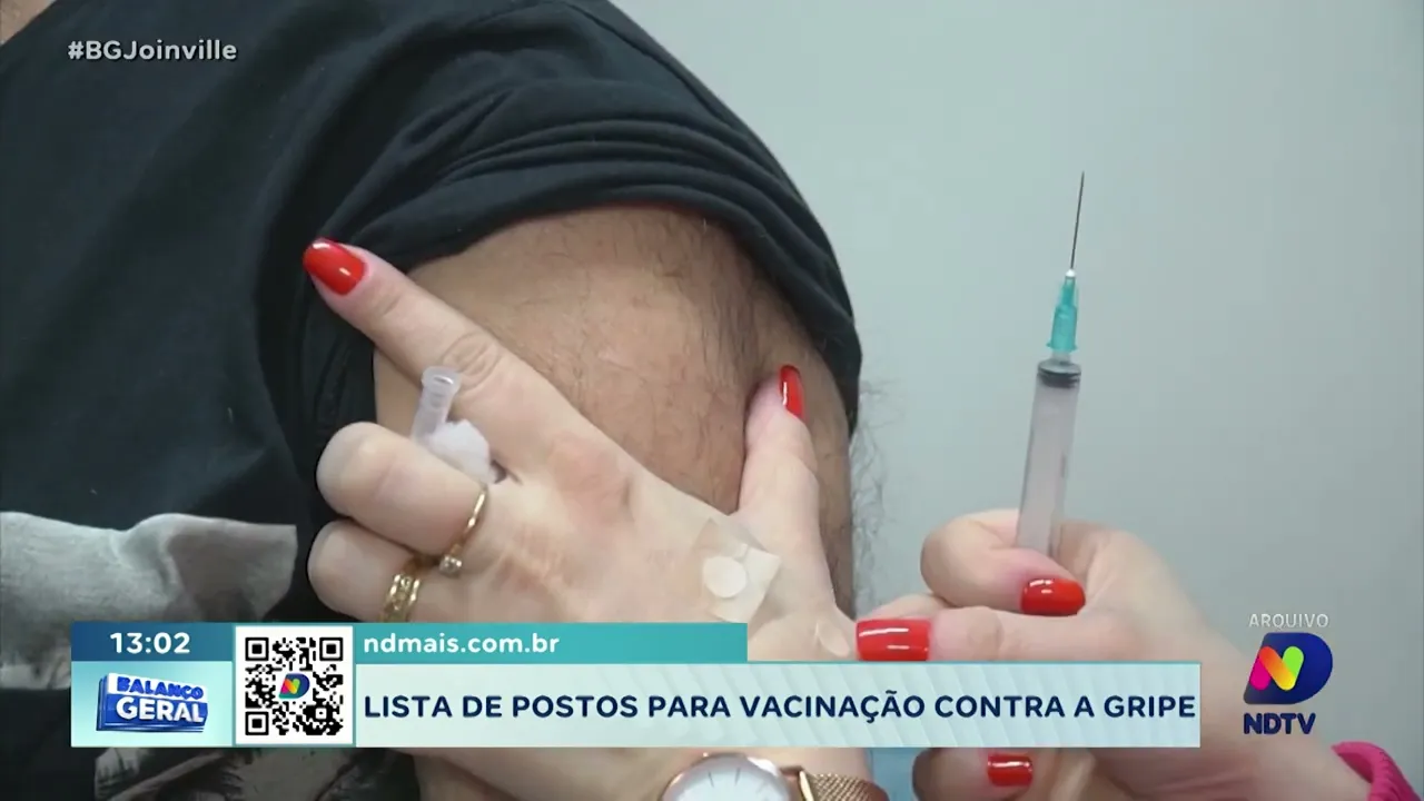Dia D de vacinação contra gripe será realizado em Joinville