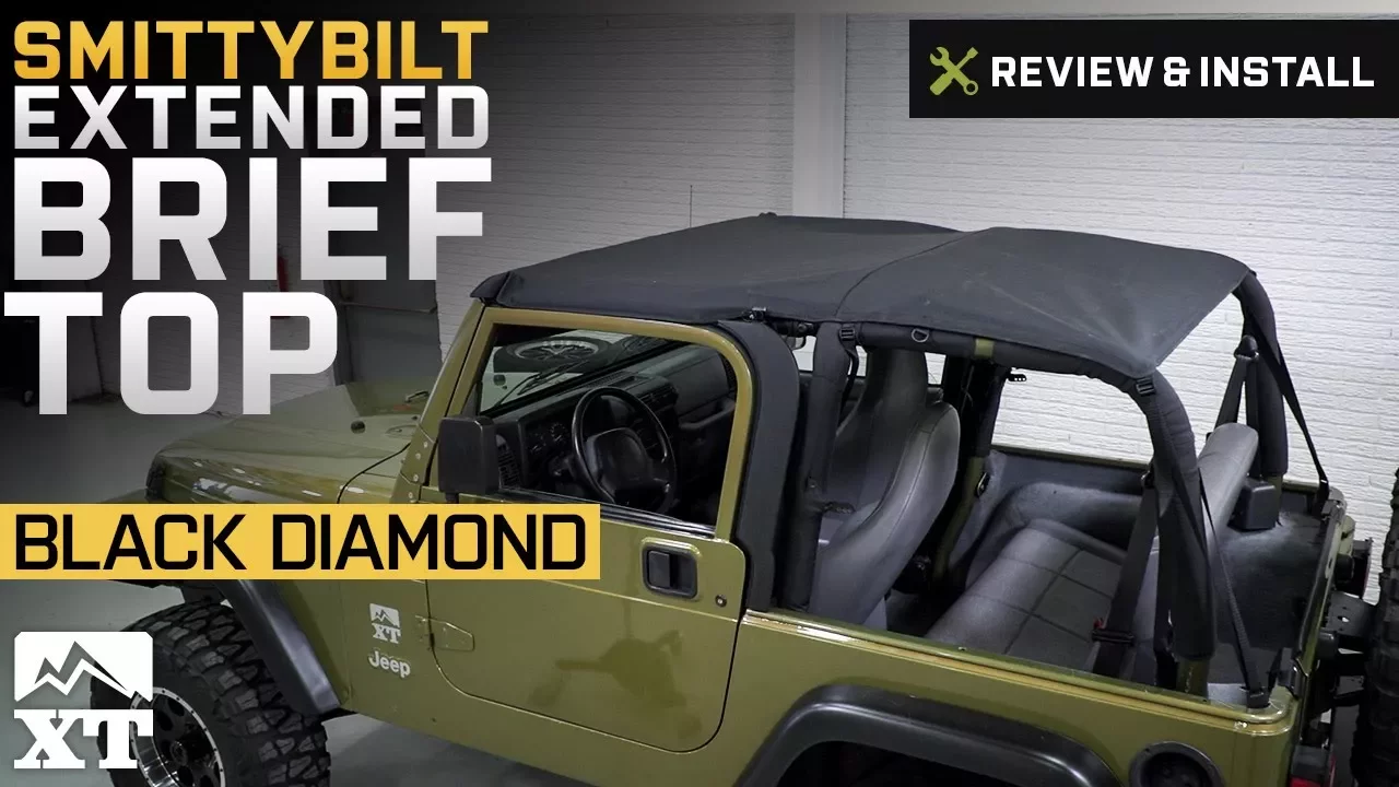 Jeep Wrangler Smittybilt Extended Brief Top - Black Diamond (1997-2006 TJ) Review & Install