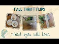 Fall Thrift Makeovers with Redesign with Prima