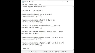 String Object String Methods in JavaScript Part 2 - JavaScript 69