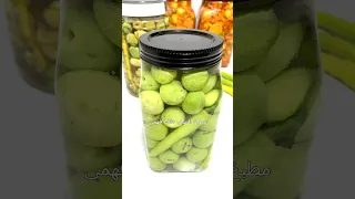 الزيتون السادة بدون إضفات وإزاي الملح يبقي مظبوط👌والزيتون لا يتهري ولا يكرمش ولا البرطمان يفرقع منك
