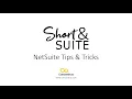 NetSuite Tutorial Short Suite Simple Workflow Troubleshooting