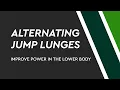 Exercises with an Athletic Trainer Alternating Jump Lunges