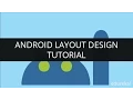 Android Layout Design Tutorial Android Application Development Tutorial Edureka