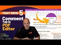 Demo 05 Comment Tab Annotation and Note Taking