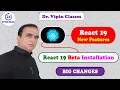 React 19 Installation - 1 Update Any React Project to React 19 Dr Vipin Classes