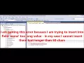 MSSQL - Fix error