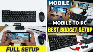 ₹500 keyboard mouse otg hub combo flipkart | play free fire with keyboard mouse in mobile like PC