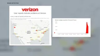 Widespread Verizon outage impacting wireless voice and data services