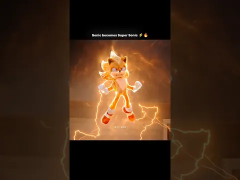 Sonic Transformation ⚡🔥| Sonic 3 edit | #edit #shorts #animation |