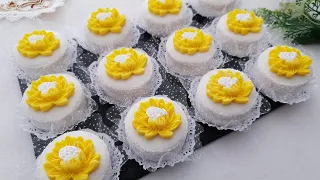 صابلي بالليمون و جوز الهند يذوب في الفم و البنة روعة - حلويات العيد