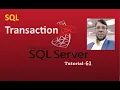 SQL Server Tutorial-61 SQL Transaction Aksadur Bangla