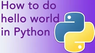 Python hello world