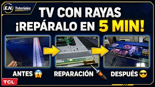 Cómo arreglar rayas verticales en TV TCL 55 pulgadas paso a paso