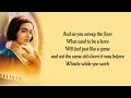 Rachel Zegler - Whistle While You Work (Lyrics)