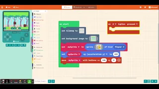 Sprite Movement - Platformer Game Makecode Arcade