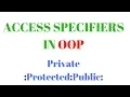 Access Specifiers in c OOP hindi Urdu-3