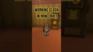 How to Make a Working Clock in Minecraft