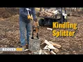Using The RuggedMade Kindling Splitter To Make Kindling With Ease