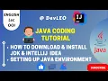 How to Download and Install JDK IntelliJ IDEA Setting up JAVA Environment Tutorial in English