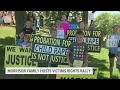 Dozens protest outside Whiteside Co Courthouse in response to alleged plea deal
