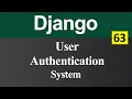User Authentication System using Django Admin Application in Django Hindi