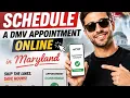 How to schedule a DMV appointment online in Maryland