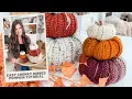 Chunky Harvest Pumpkin Crochet Pattern in 3 sizes - Unique Ribbed Stitch