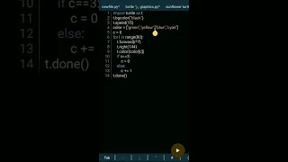 star in turtle graphics in python