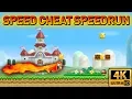 Download Lagu [TAS] New Super Mario Bros Wii Speed Cheat Speedrun | 4K 60FPS