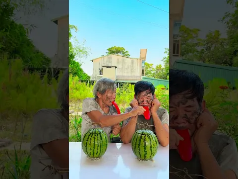Hai anh em trêu chọc nhau siêu dễ thương 🍉😂😱👶🏻♥️👴 #shorts #cute