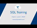 Tansy SQL Course INSERT Chapter 6 Lesson 1