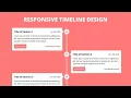 Vertical Timeline using HTML CSS Free source code