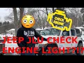 I got a check engine light on my 2021 Jeep