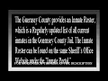 Guernsey County Jail Inmate List
