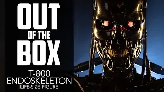 t 800 endoskeleton life size figure unboxing