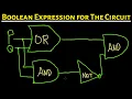 How to Find the Boolean Expression from a Circuit Diagram