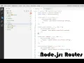Node js Routes Tagalog