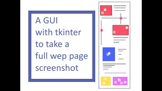 Tkinter to take a screenshot of full web page