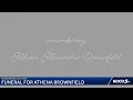 Athena Brownfield funeral in Enid
